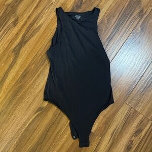 Seamless Black Bodysuit